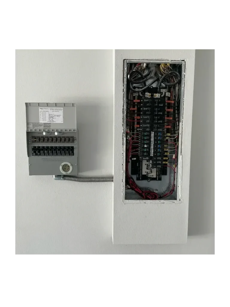 manual transfer switch installation